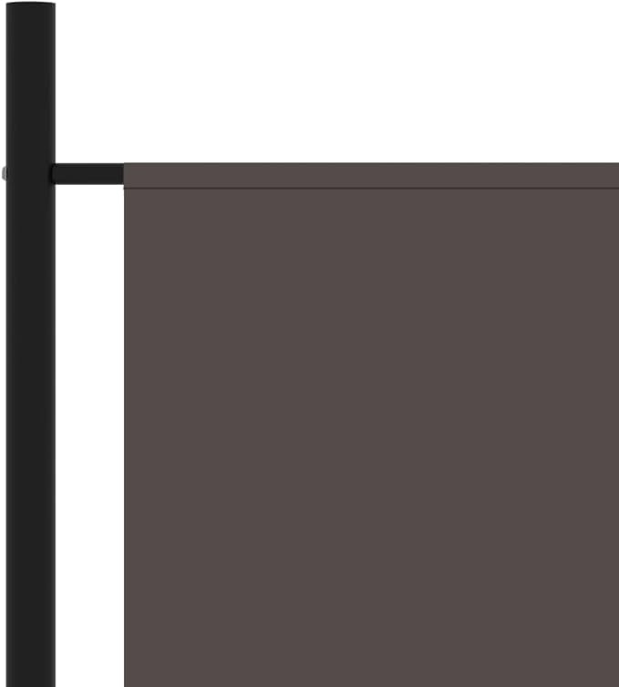 Grey 3 Panel Room Divider 260cm Folding Privacy Screen – Fabric Partition Wall