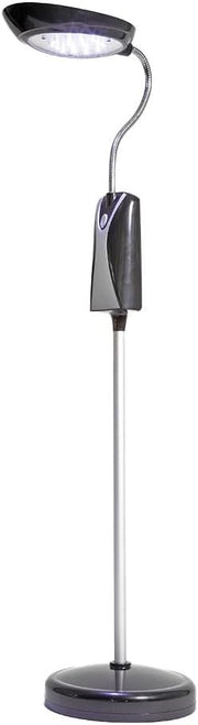 Battery Powered LED Floor Reading Lamp Adjustable Dimmable Standing Light