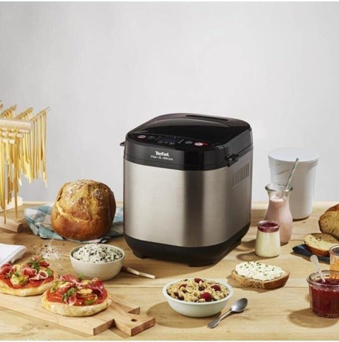 Bread Maker 20 Programs Gluten-Free Yoghurt Jam Black Stainless Steel