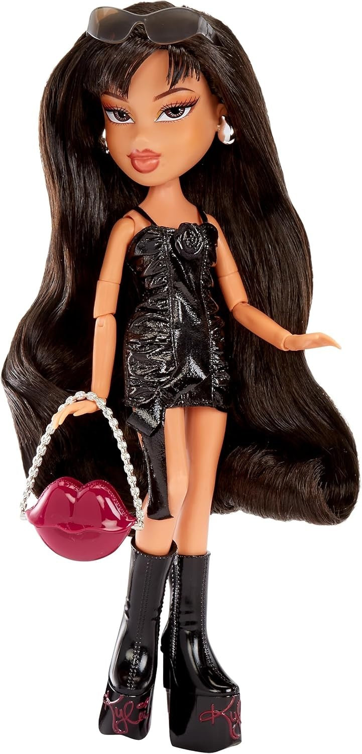 Celebrity Daytime Fashion Doll Patent Dress Platform Boots Display