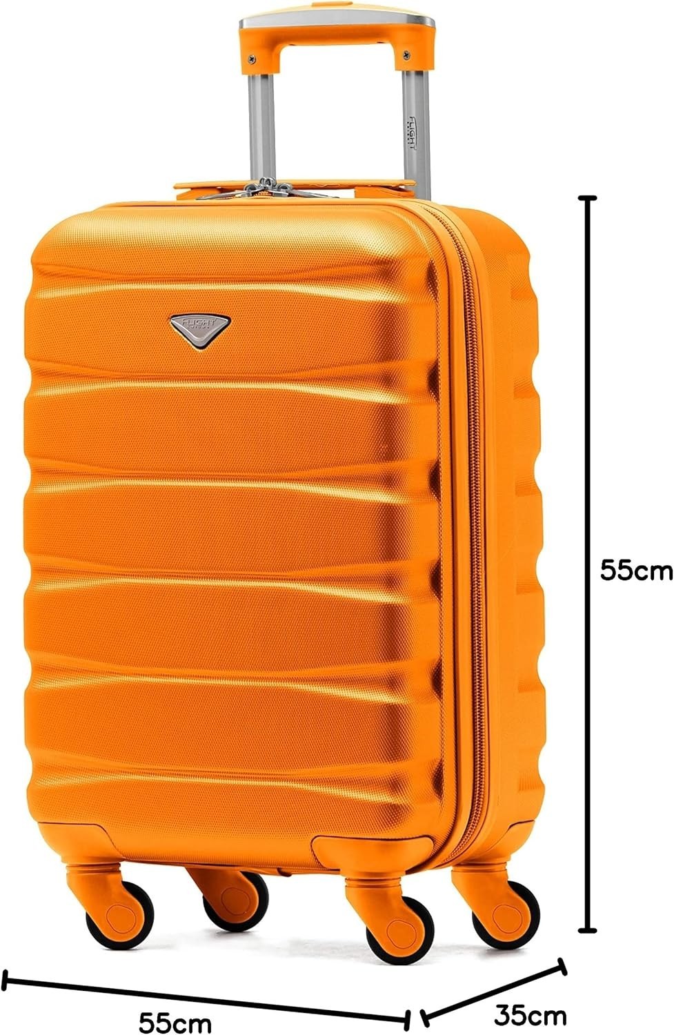 Cabin Carry On Suitcase 21” ABS Hard Shell Lightweight 4 Wheels