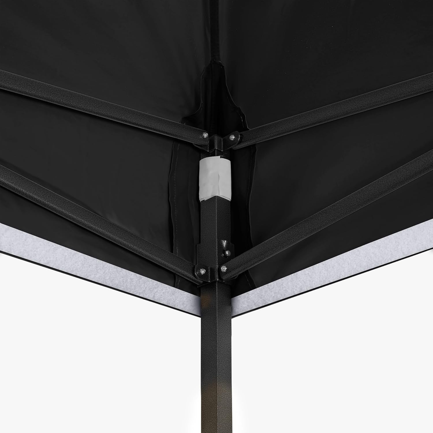 3x3M Black Pop Up Gazebo Heavy Duty Waterproof Outdoor Canopy With Accessories