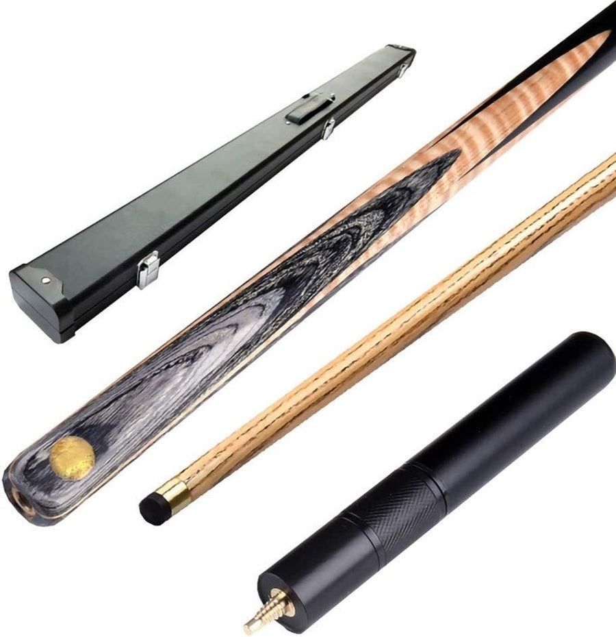 57in 3/4 Split Pool Cue Ash Wood 9.8–10mm Tip 17–19oz