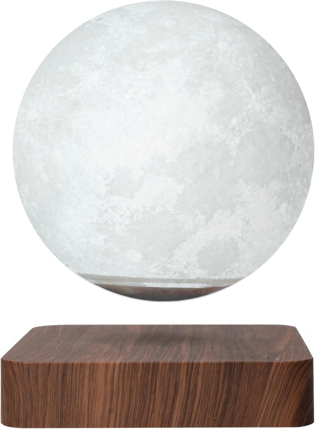 Rotating Floating Moon Lamp, Magnetic Levitation LED Touch Light 13cm
