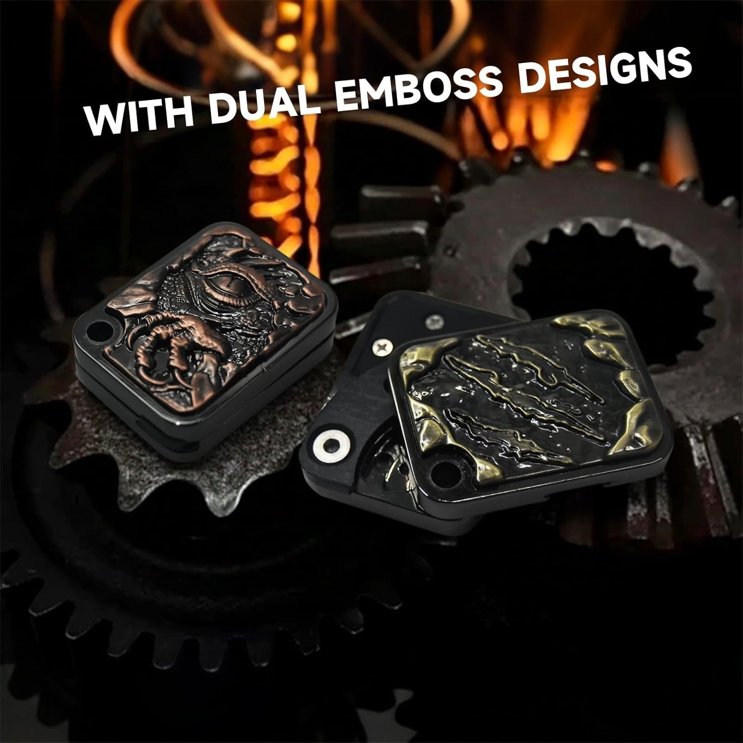 Dragon Metal Fidget Slider Ratchet Click EDC Stress Relief ADHD