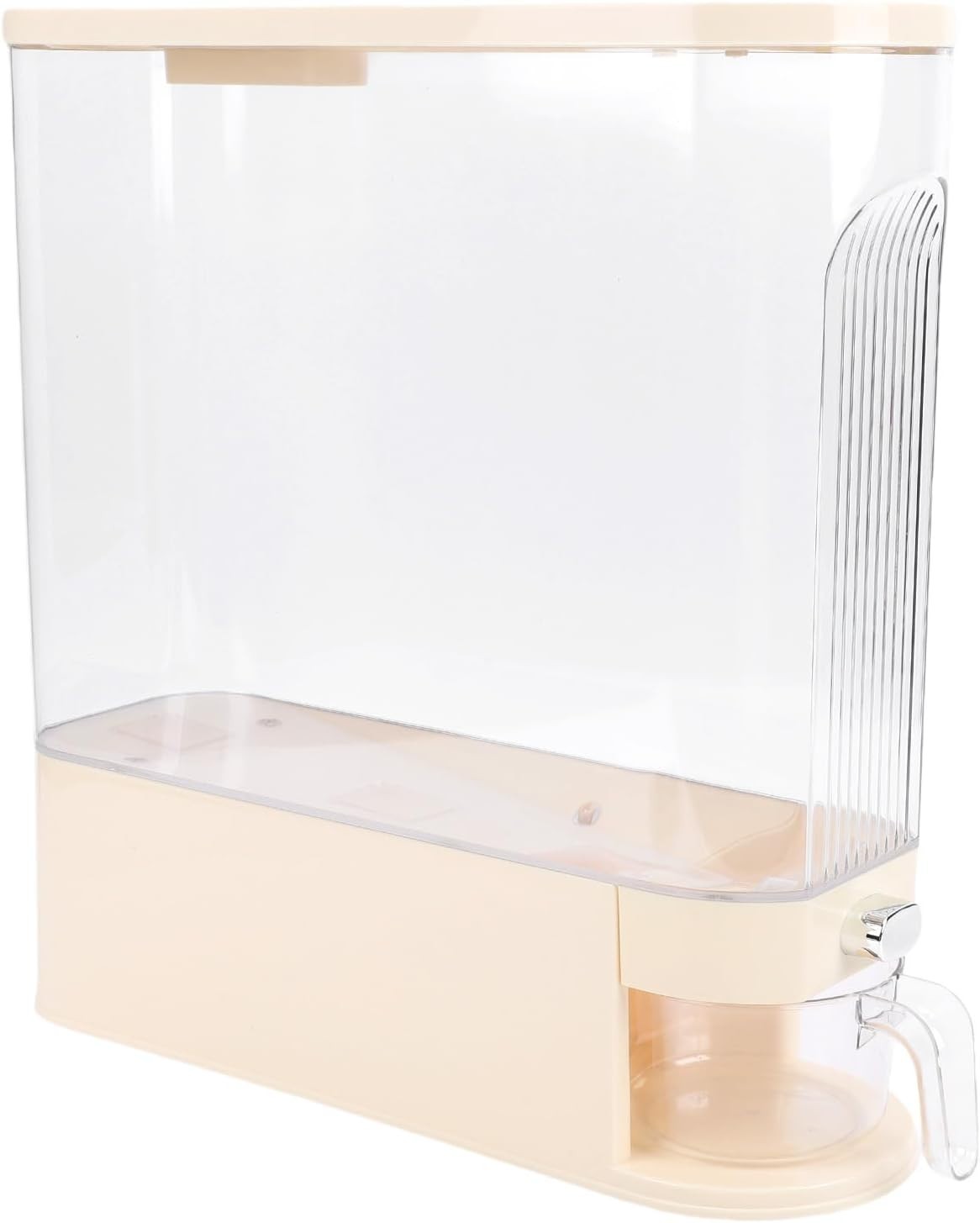 Slim Rice Dispenser Damp Proof Grain Storage Container Food Grade PP