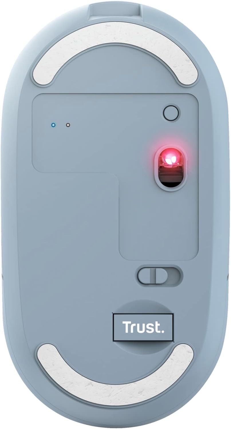 Ultra Slim Rechargeable Wireless Mouse Bluetooth 2.4G Silent