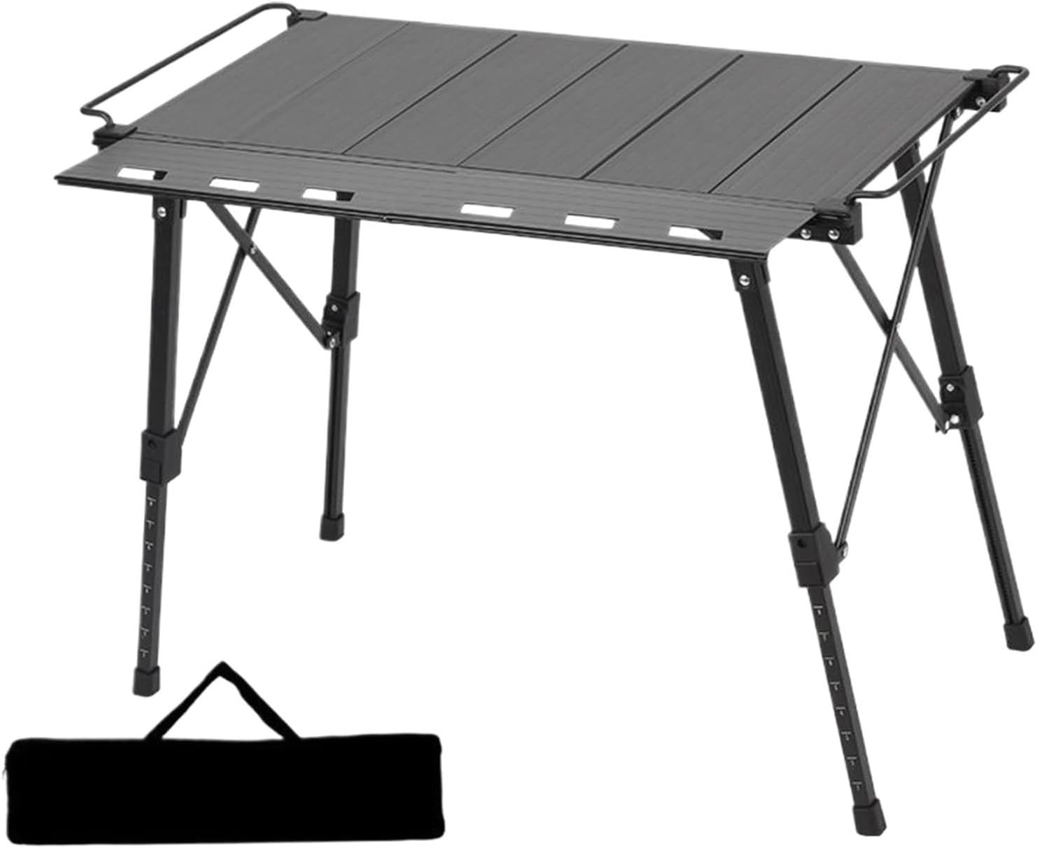 Portable Folding Camping Table - Lightweight, Adjustable, Stable Outdoor BBQ