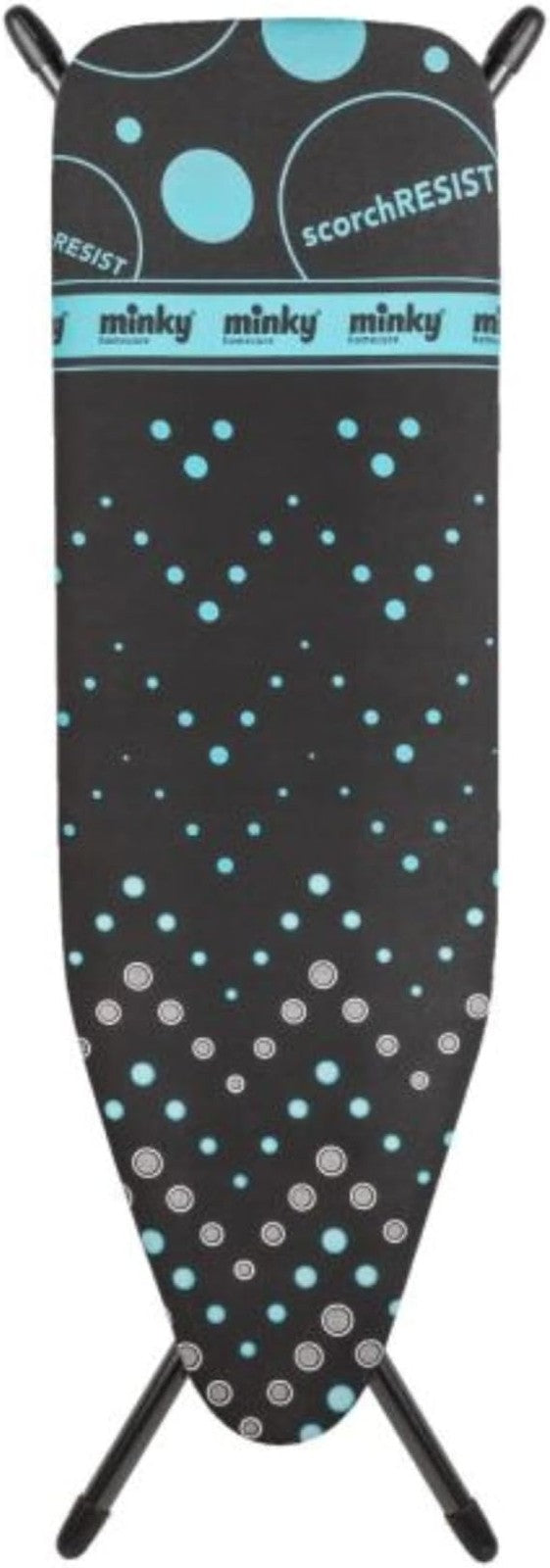 Full Size Ironing Board 122x38cm Stable Folding Steam Iron Rest Height Adjust