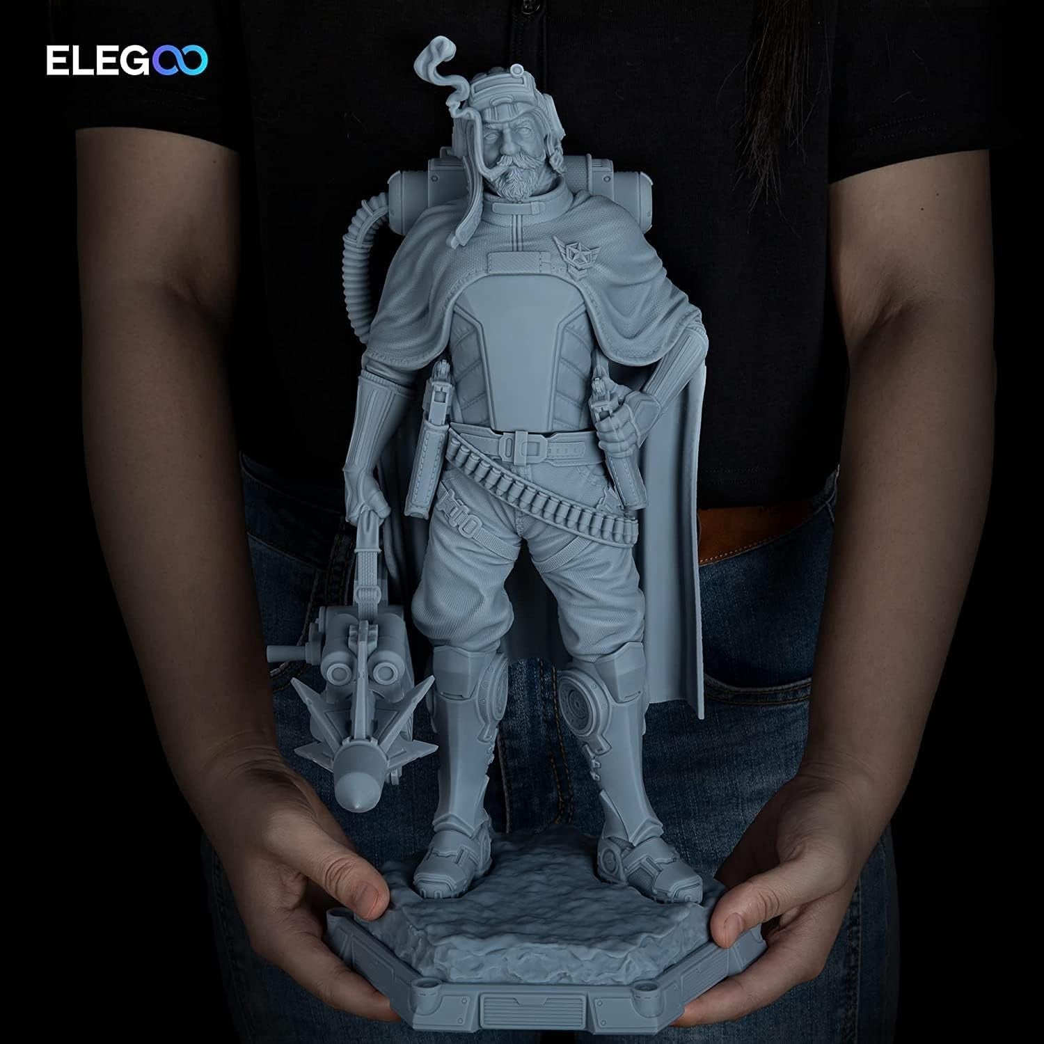 Large Resin 3D Printer 12.8'' 6K Mono LCD Auto Resin Feed MSLA