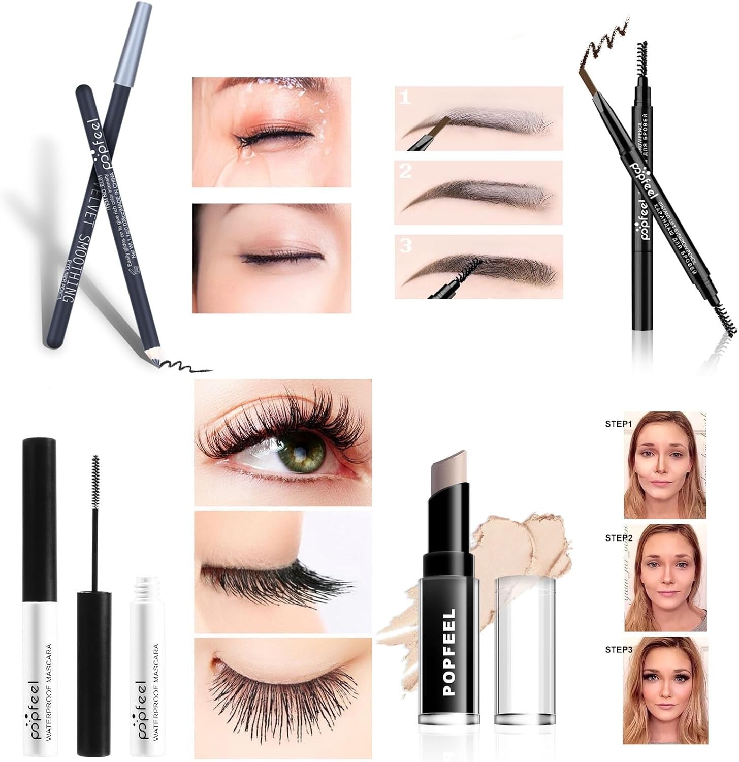 All In One Makeup Kit 26PCS Full Face Set Eyeshadow Lipstick