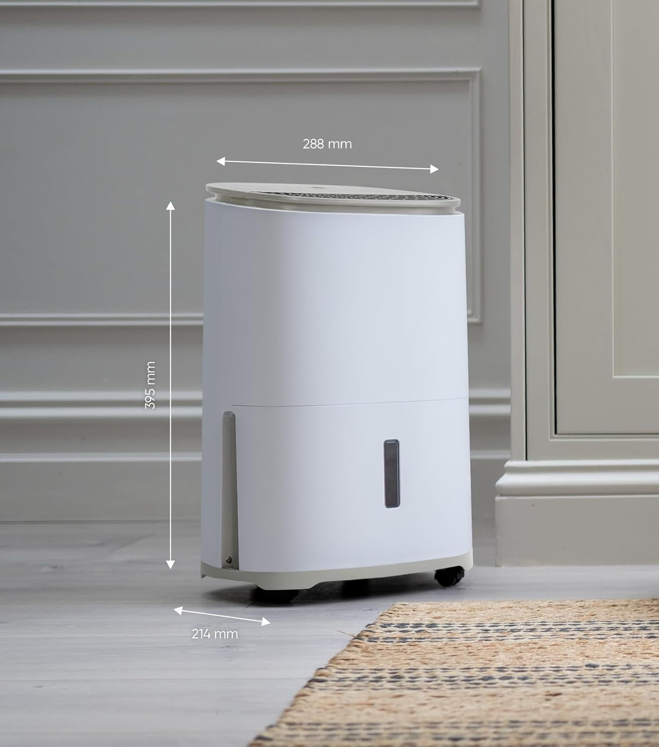 Compact 6L Dehumidifier with HEPA Air Purifier 32dB Bedroom Flat