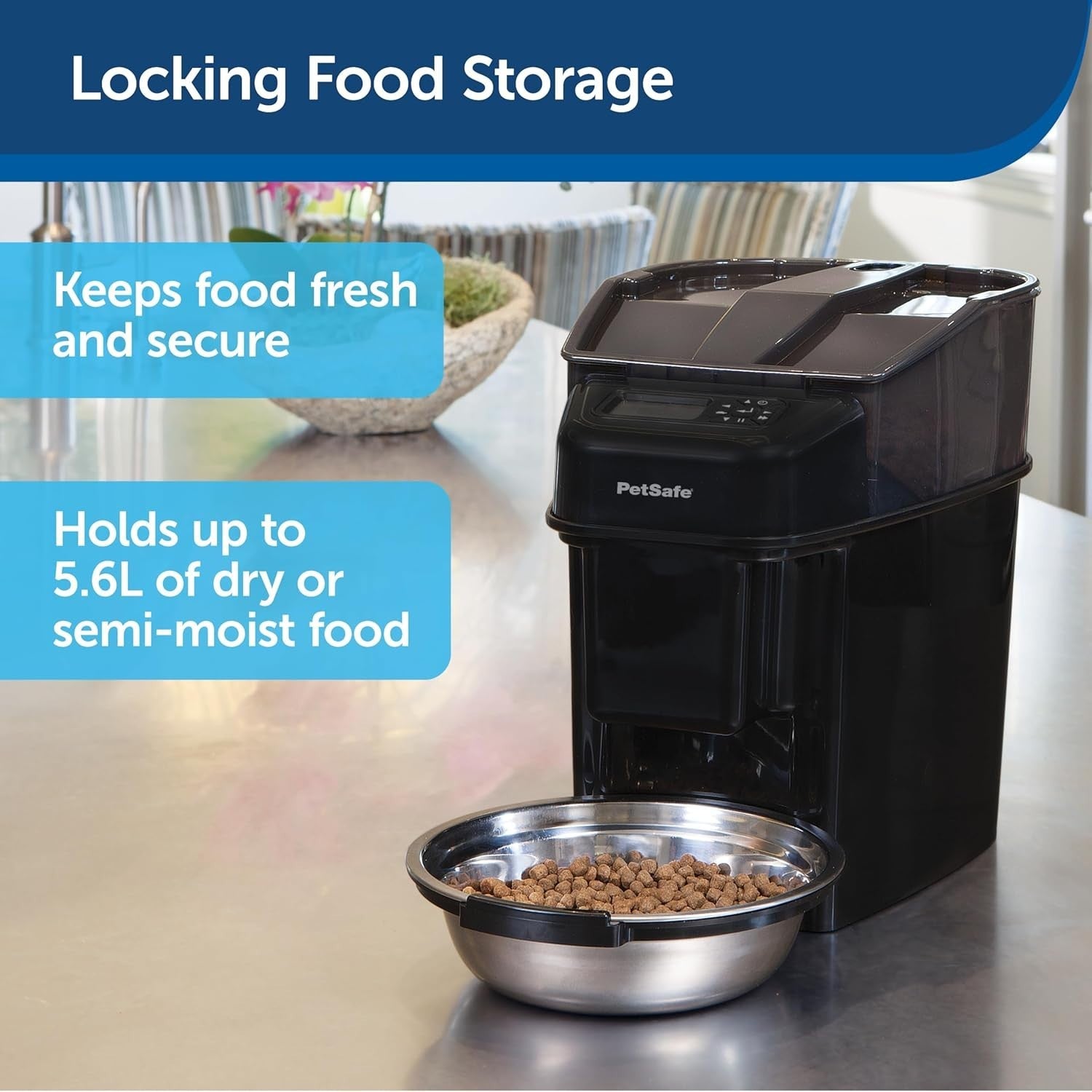 Automatic Pet Feeder 24 Cup Programmable Portion Control Food Timer