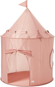 Pink Kids Indoor Play Tent Pop Up Castle House Recycled Fabric