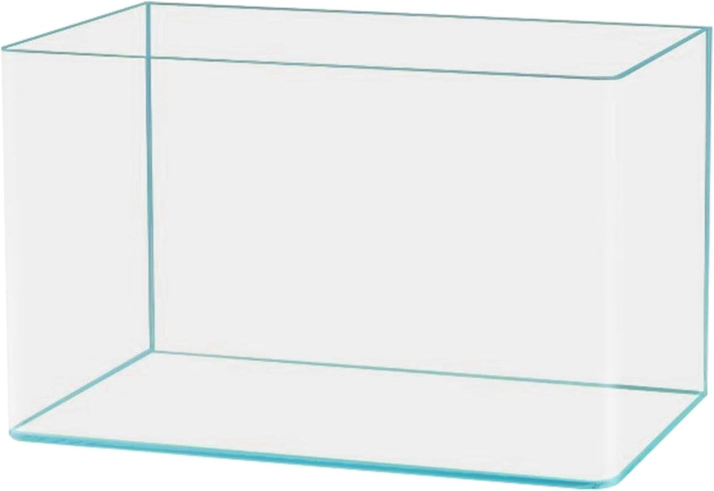 Clear Glass Fish Tank Aquarium 30x18x20cm Desktop Decoration