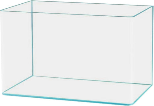 Clear Glass Fish Tank Aquarium 30x18x20cm Desktop Decoration