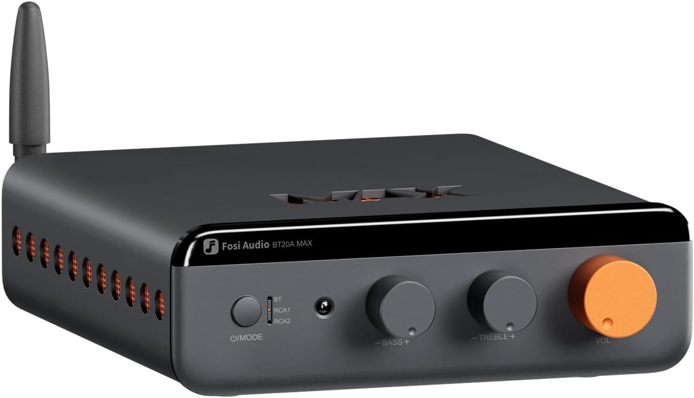 300W x2 Stereo Amplifier Bluetooth 6.0 PFFB Dual Power 2.1 HiFi Amp