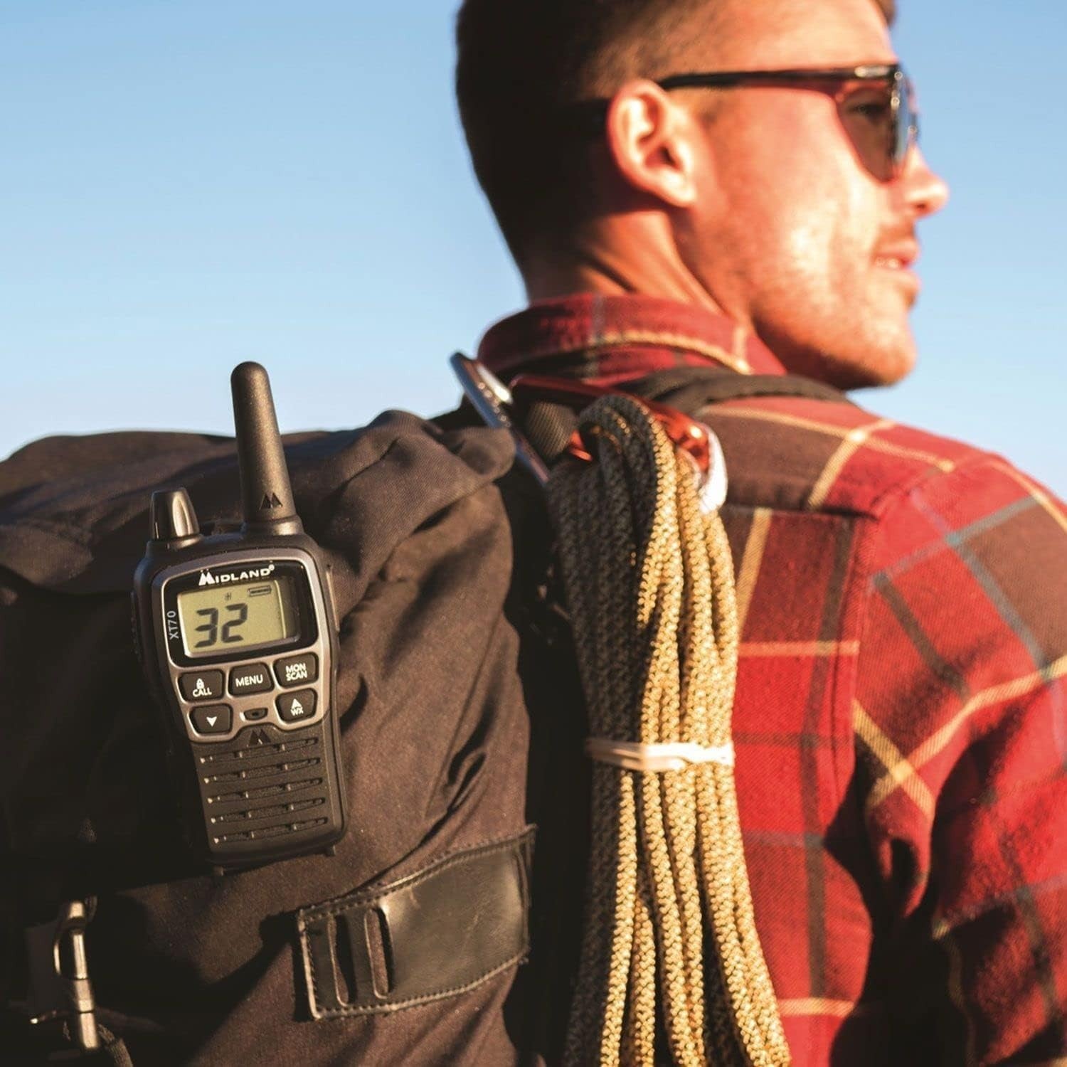 Long Range Walkie Talkies Dual Band 12km VOX Rechargeable 2 Pack