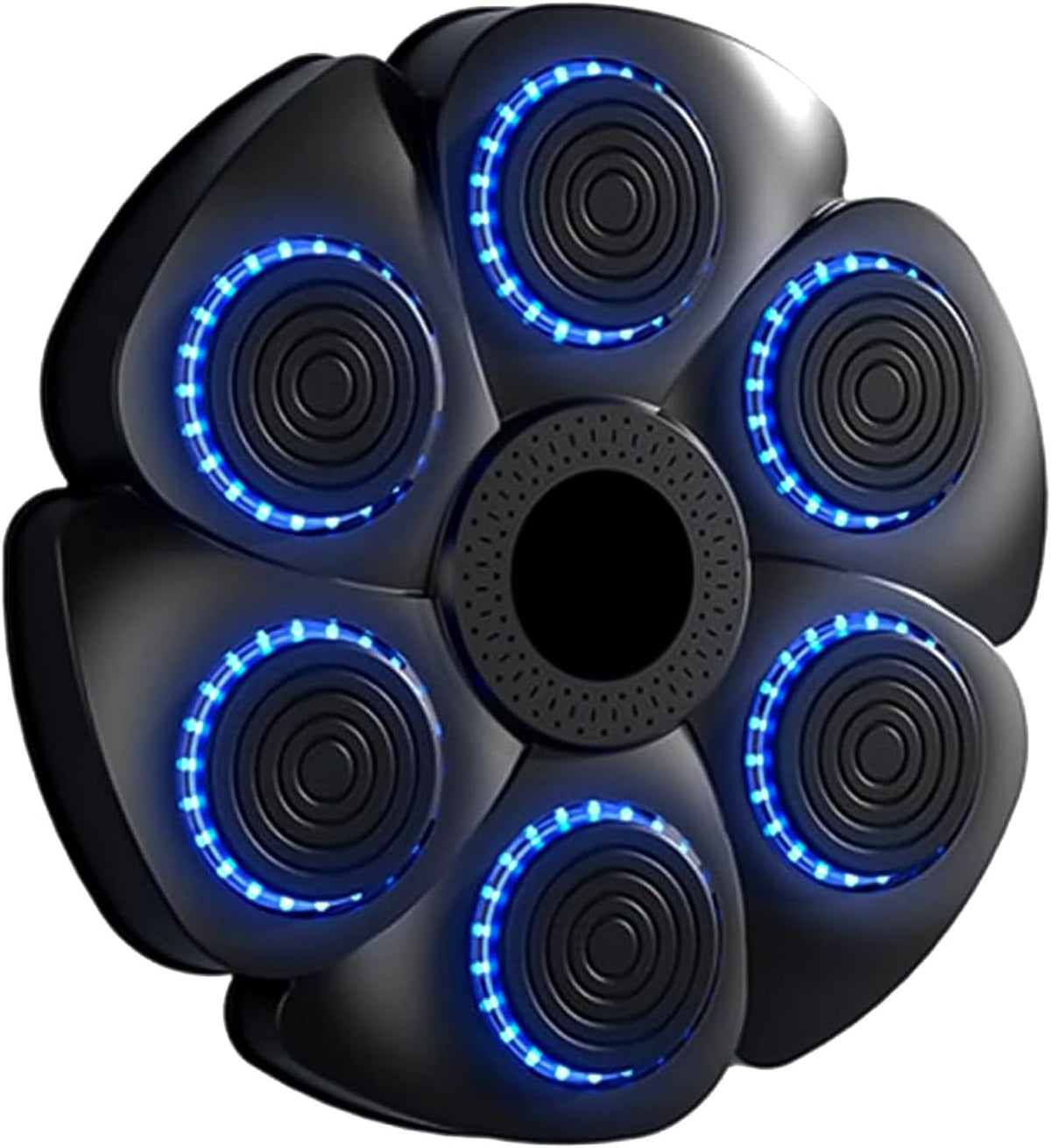 Music Boxing Machine Bluetooth LED Wall Mount Punch Trainer Kids Adults Home Gym