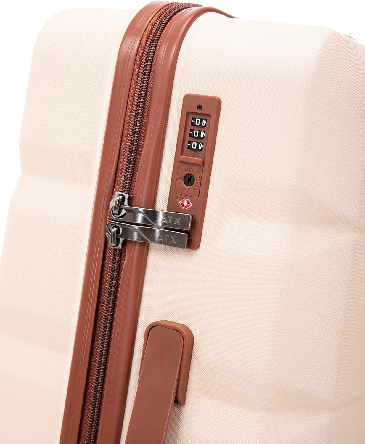 Medium Check In Suitcase 65L ABS Hard Shell Lightweight Dual Spinner TSA