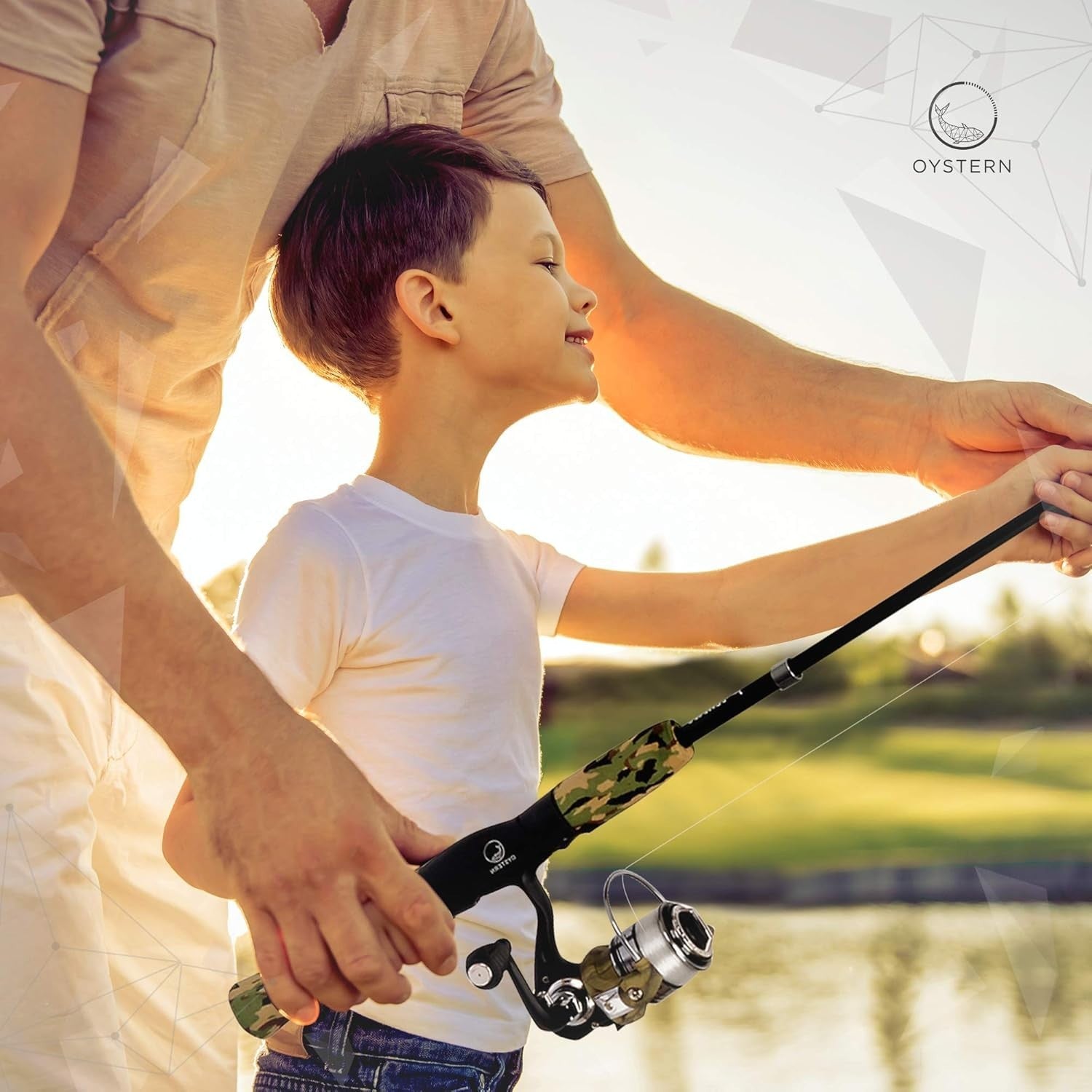 Kids 1.37M Telescopic Fishing Rod Kit with Reel & 62-Piece Tackle Set