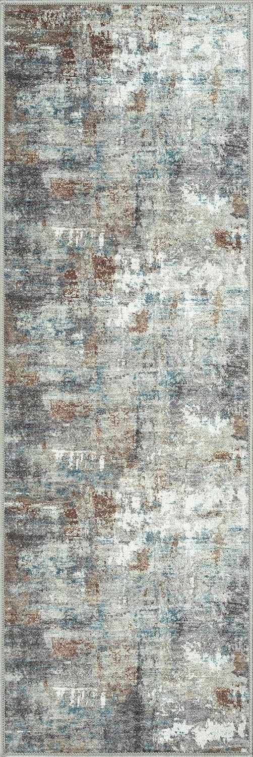Washable Runner Rug 60x240cm Non-Slip Soft Kitchen Hallway Bedroom Mat