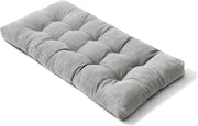 Comfortable Single Futon Mattress Floor Bed - Thick Foam, Corduroy Cover