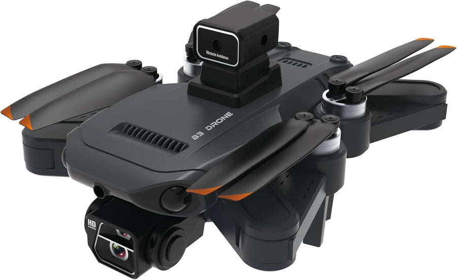 Foldable 1080P FPV Drone with Wi-Fi Camera, Obstacle Sensor & 360° Flip