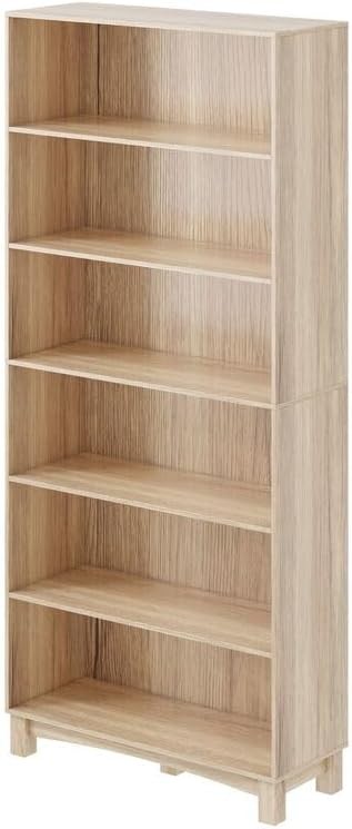 5/6 Tier Wooden Bookcase Shelving Unit Tall Storage Rack for Living Room Office