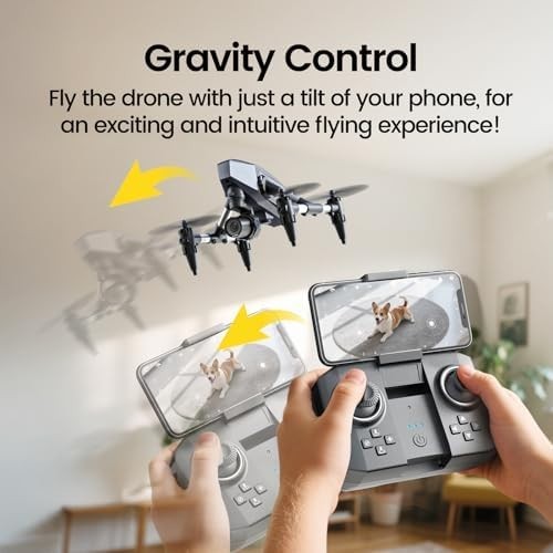 Mini 1080P HD Camera Drone with 3 Batteries, Optical Flow & 3D Flip