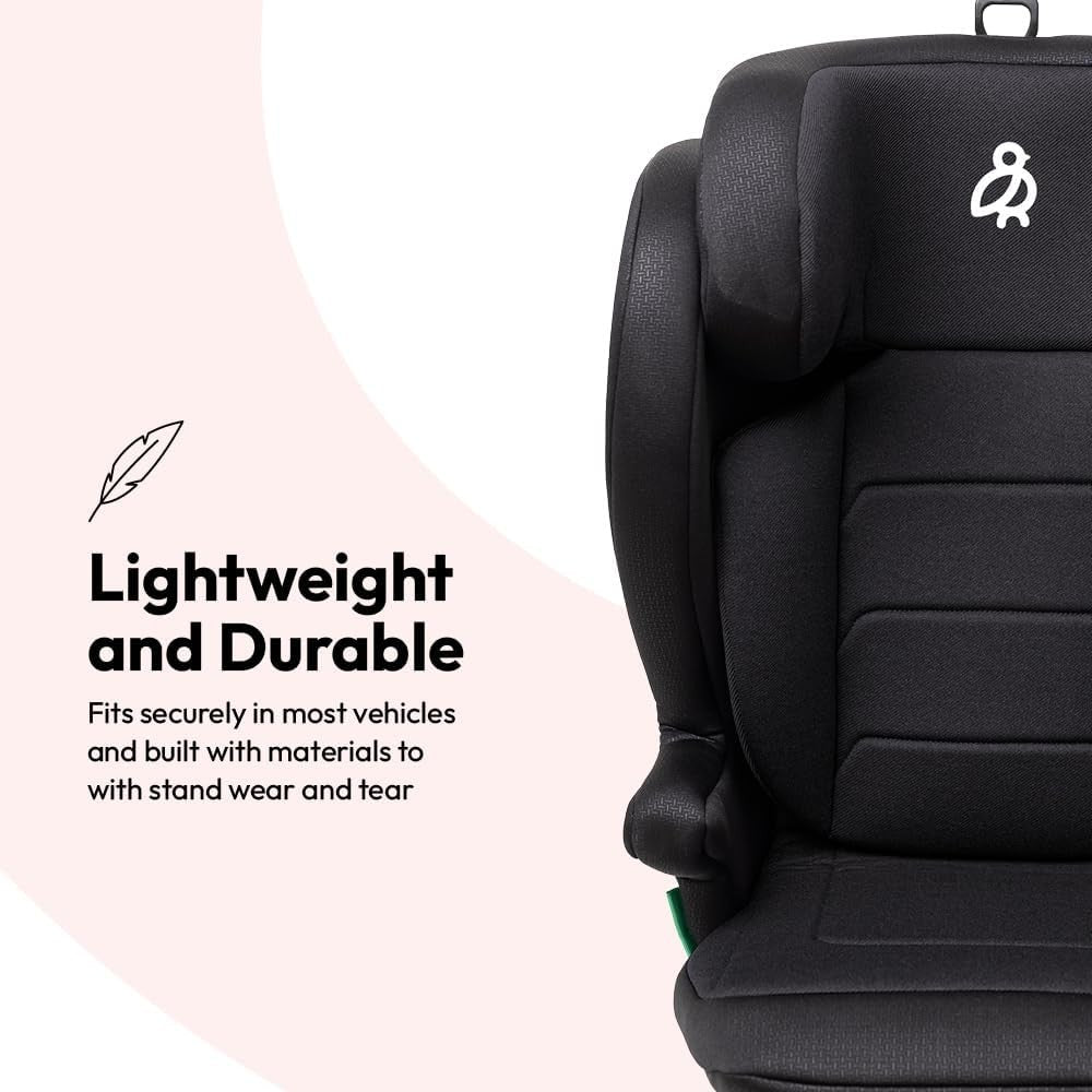 i-Size Booster Car Seat 100–150cm Foldable Travel Lightweight ISOFIX