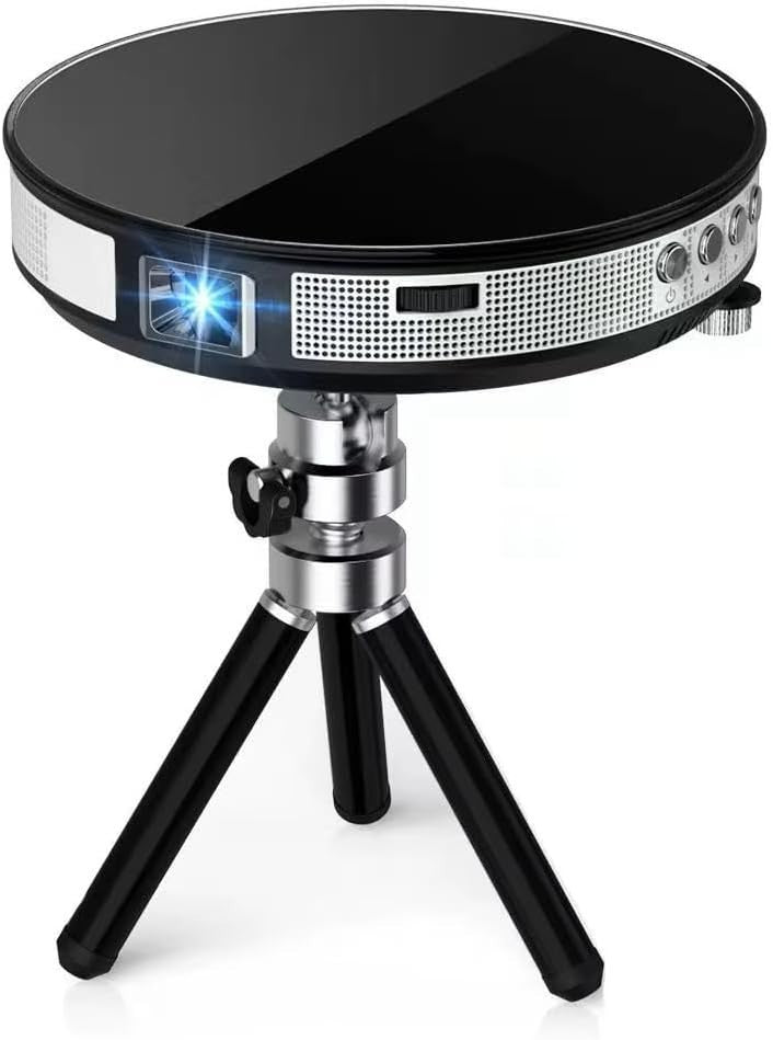 Mini 4K Portable Projector 1080P DLP Android WiFi Bluetooth Battery
