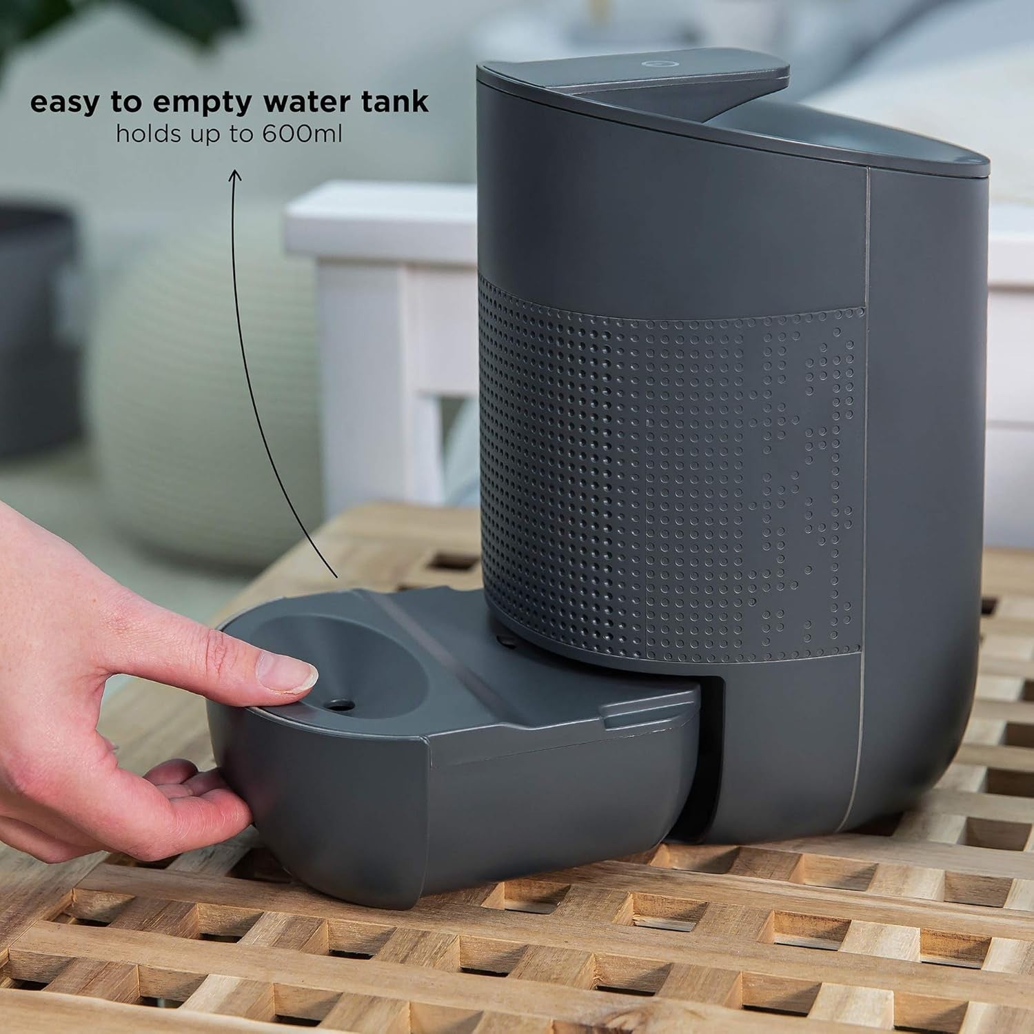 Mini Dehumidifier for Home 300ml Daily Moisture Remover 15m² Grey