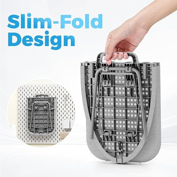 Foldable Tabletop Ironing Board Portable Non Slip Compact with Iron Rest