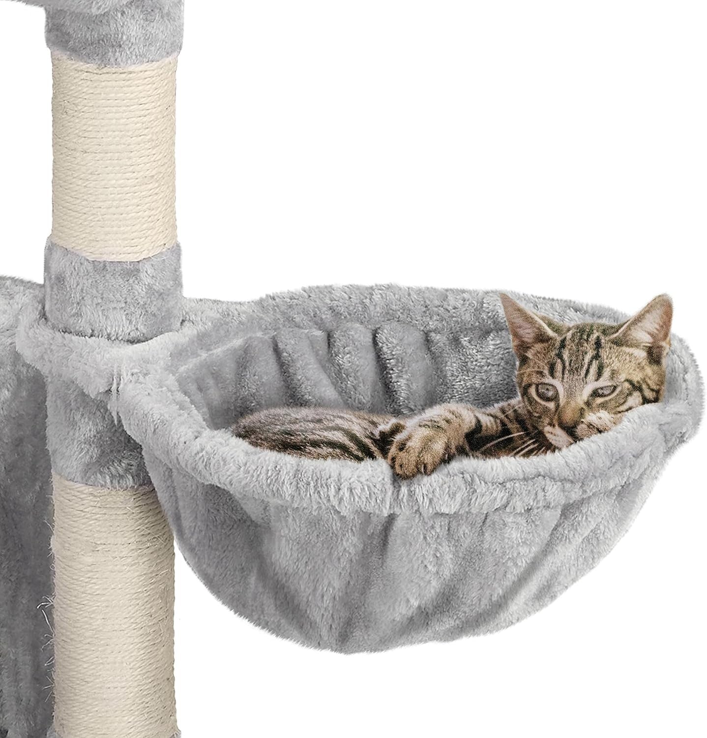 Cat Tree Tower 96cm With Large Perch Condo Scratching Posts Indoor