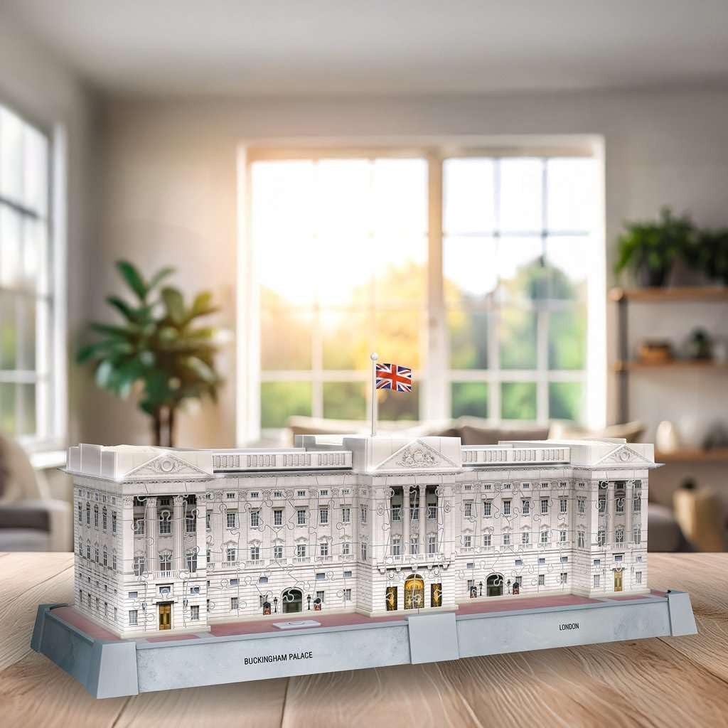 3D Buckingham Palace Light Up Puzzle 216 Piece LED Model Age 10+