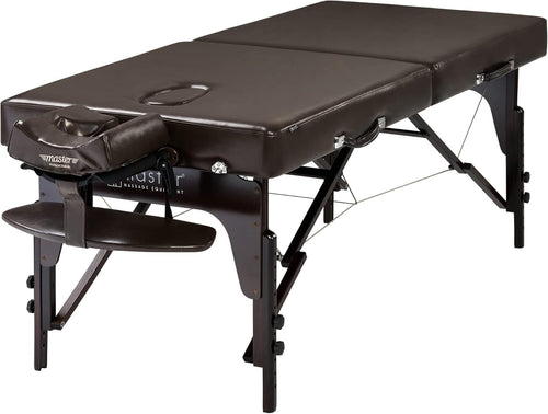 71cm Portable Massage Table | Luxury Supreme Spa Bed w/ Memory Foam Coffee