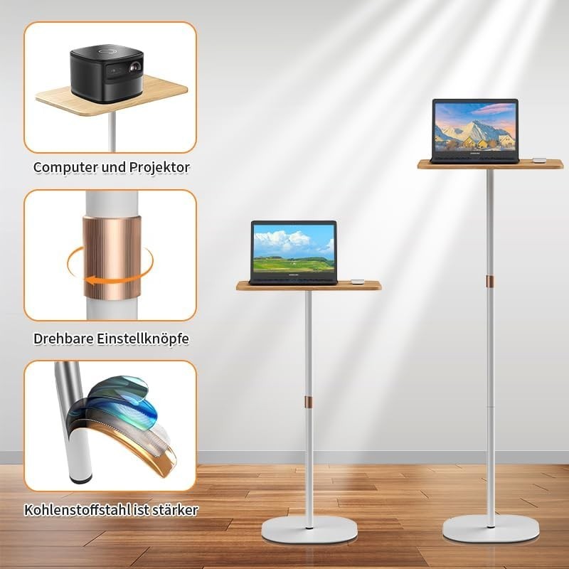 Adjustable Standing Desk 46–120cm Portable Laptop Table for Home Office