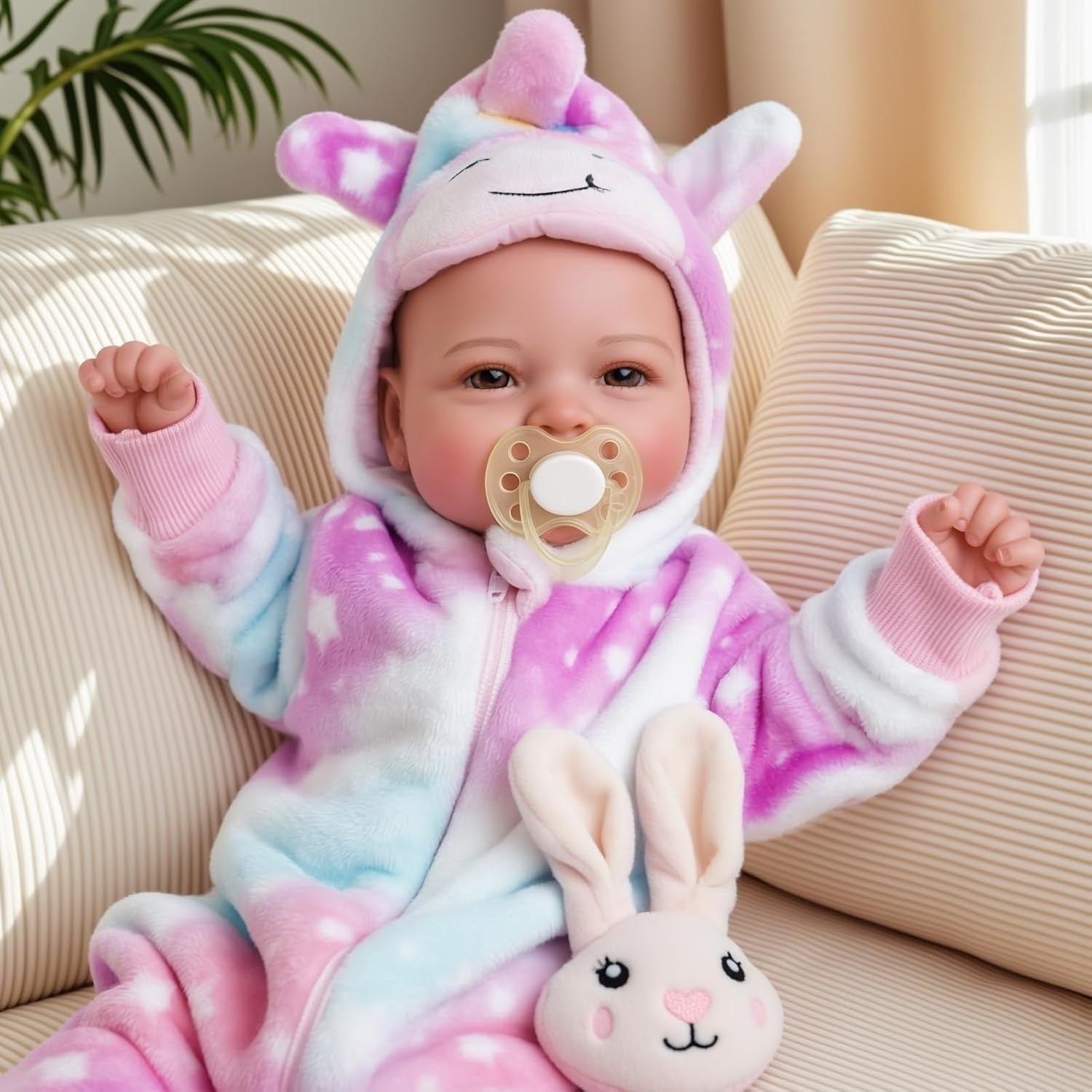 17 Inch Lifelike Baby Doll Soft Body Realistic Newborn Toy Gift