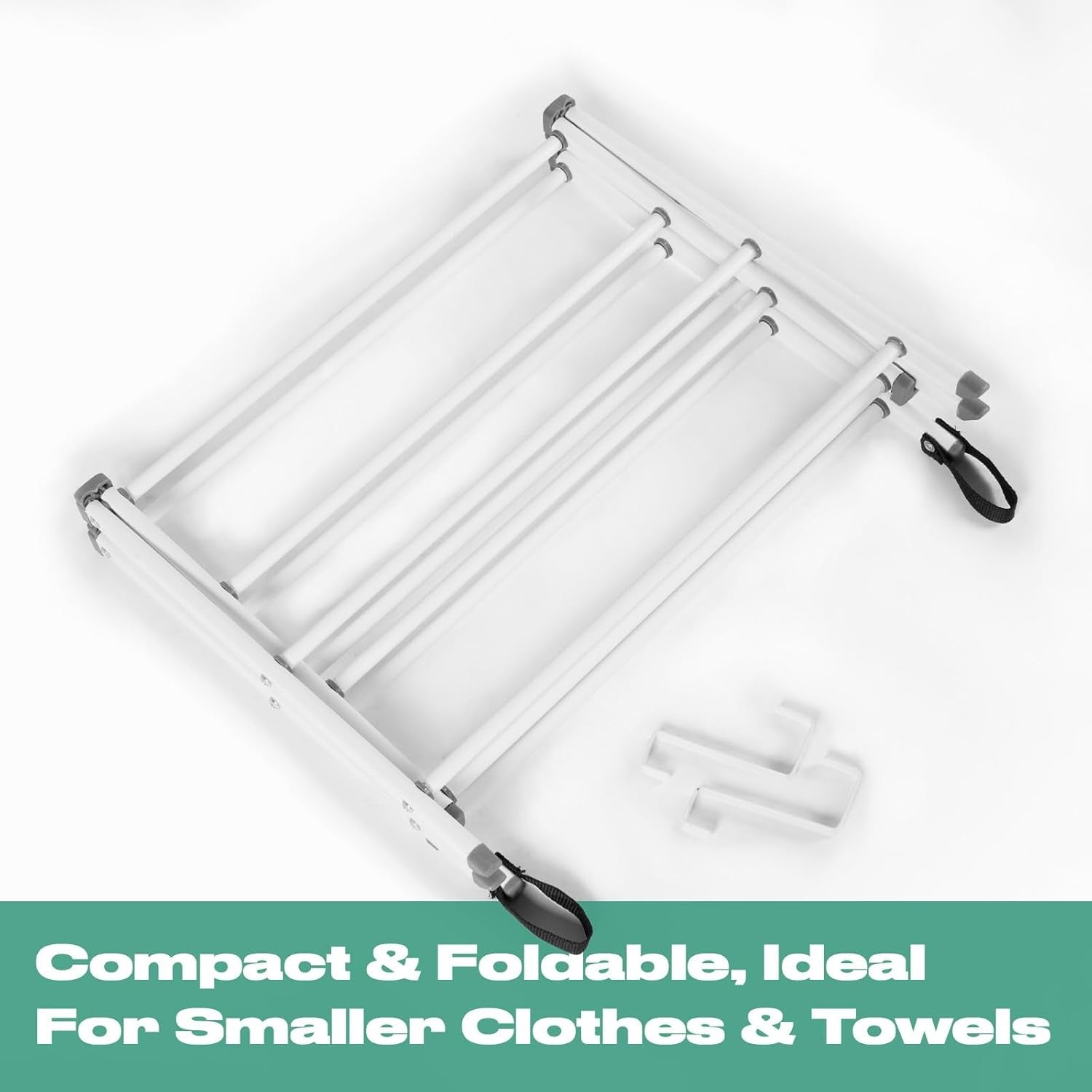 Over Door Clothes Airer Folding Drying Rack 5m Space Saving Indoor Laundry