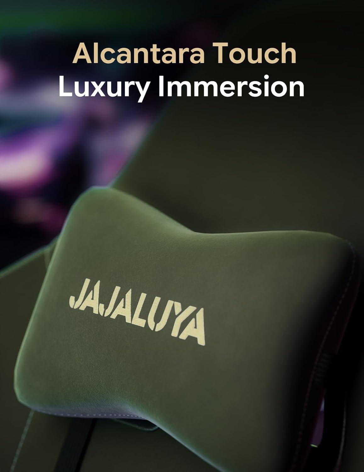 Ergonomic Gaming Chair w/ Footrest Reclining Lumbar Support