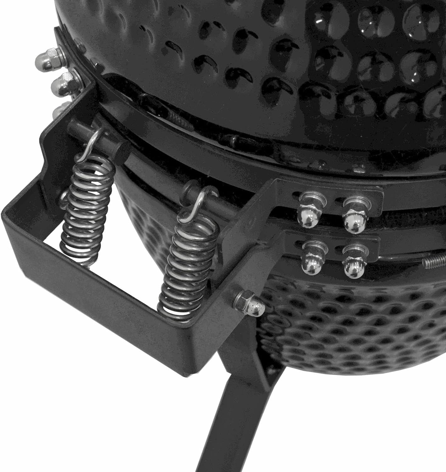 13" Ceramic Kamado Charcoal BBQ Grill Mini Egg Smoker Oven with Stand Outdoor