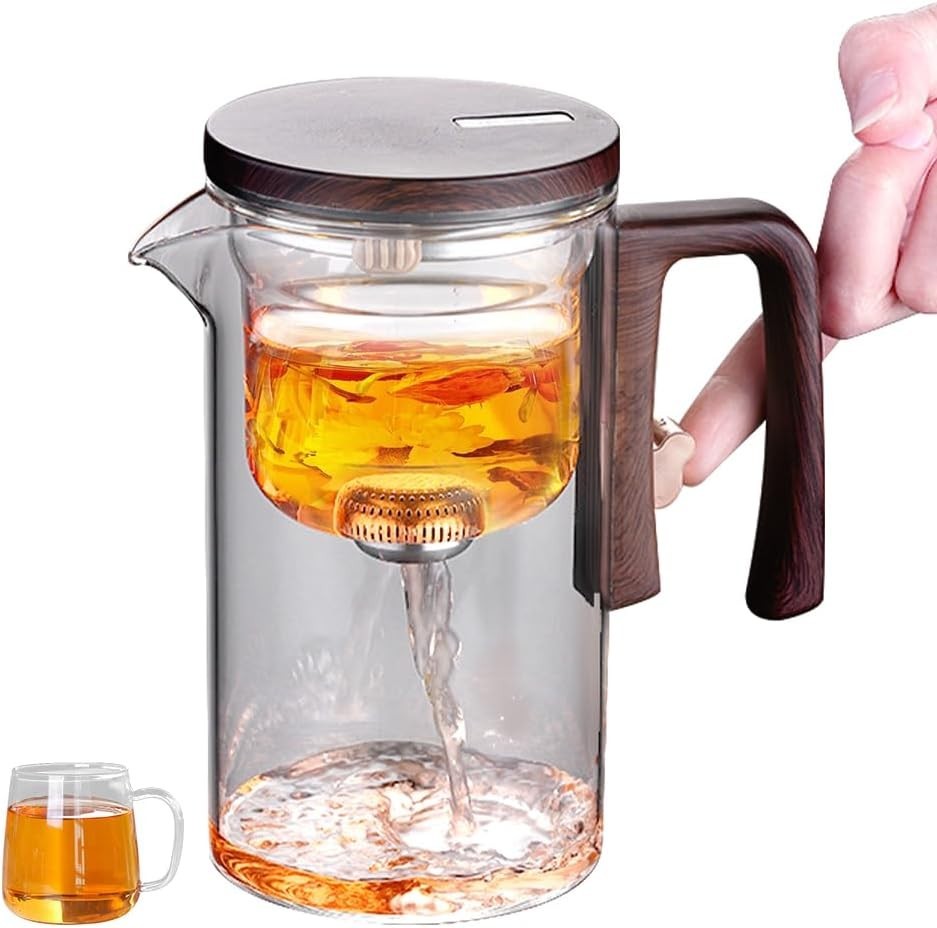 Magic Glass Teapot 720ml Tea Infuser Water Separation Loose Leaf Pot