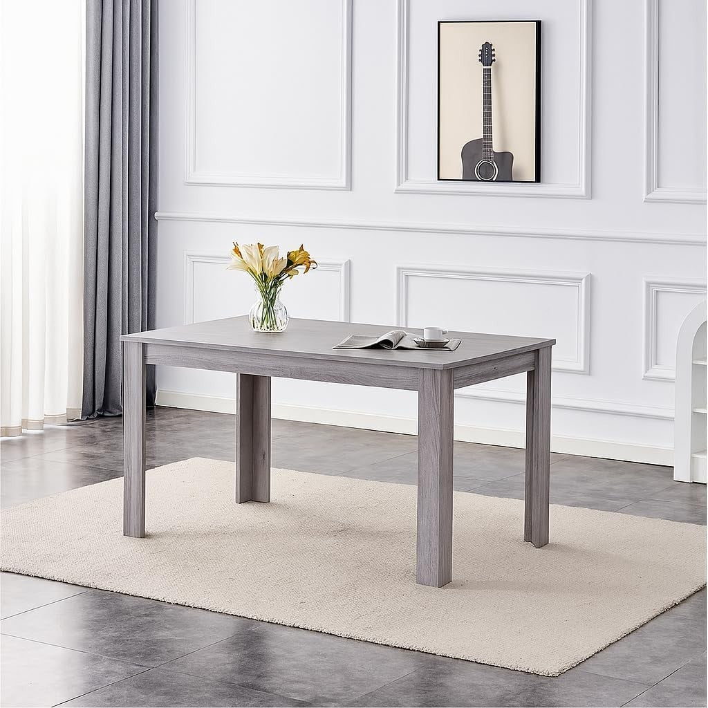 Grey Velvet Dining Table Set with 4 Chairs & Bench – Durable, Stylish Design