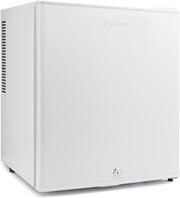 Mini Fridge 30L Compact Table Top Frost-Free LED Lockable White
