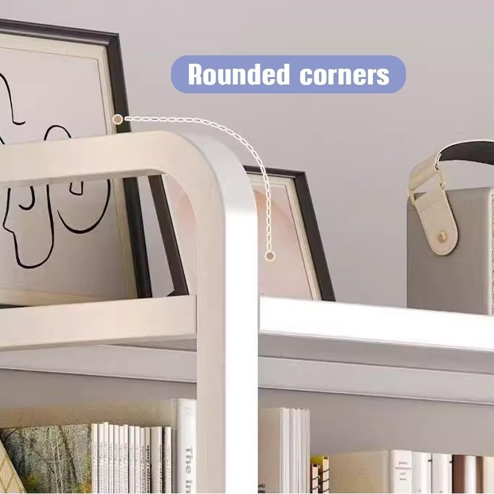 Black 75cm Desk Hutch Bookshelf w/ Pegboard | Metal Countertop Organizer Rack