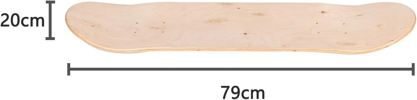 Blank Maple Skateboard Deck 8in Double Concave DIY Custom Board Kids Adult Pro
