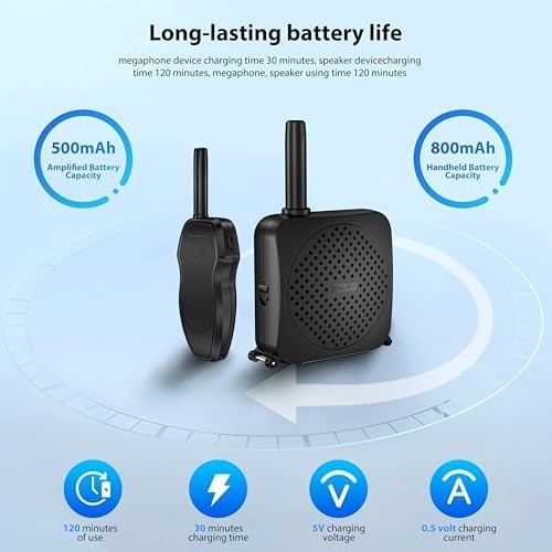 STARTRC Drone Mini Megaphone Loudspeaker for DJI Air 3S Mini 4 Pro Mini 3 Pro