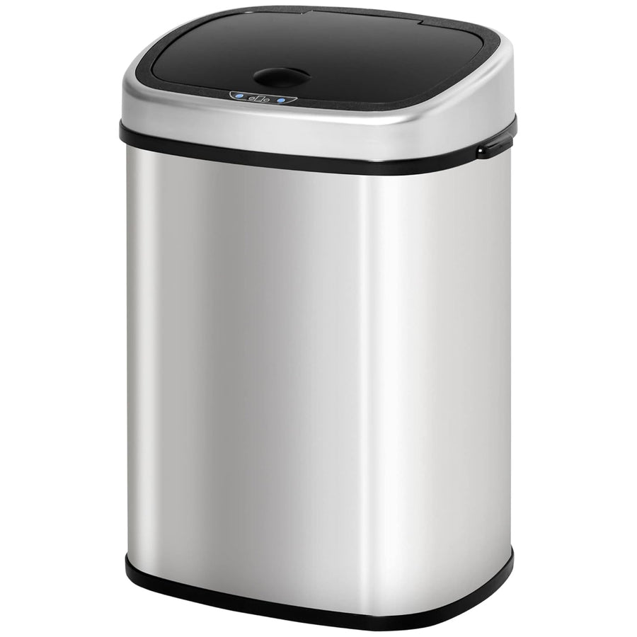 48L Sensor Kitchen Bin Touchless Stainless Steel Silver