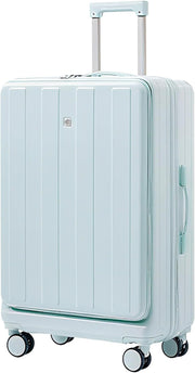 Ultramarine 20” Cabin Hard Shell Suitcase USB Port Spinner Wheels